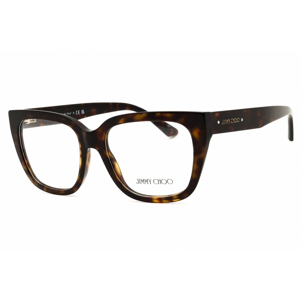 Jimmy Choo JC3019B Eyeglasses Havana Acetate Rectangle